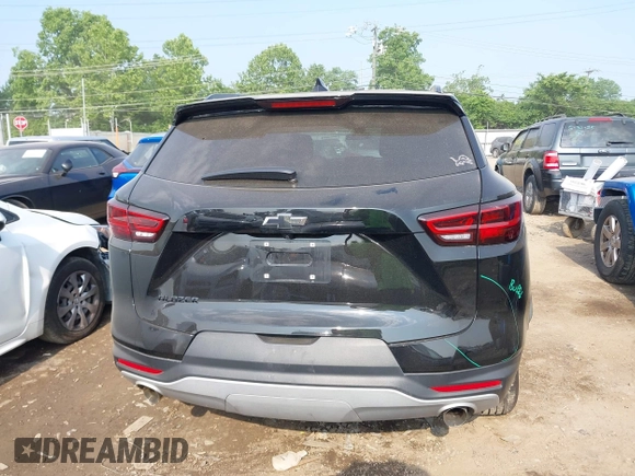 2023 Chevrolet Blazer LT with VIN 3GNKBCR45PS220593, listed as a IAAI auction lot 42416495 with 27,314 mi miles and . Bid and sale history available at DreamBid. Image 16.