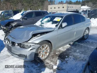 2015 BMW 3 Series 328i xDrive with VIN WBA3B5G5XFNS20065, listed as a IAAI auction lot 41590092 with 119,242 mi miles. Bid and sale history available at carsss.com. Image 2.