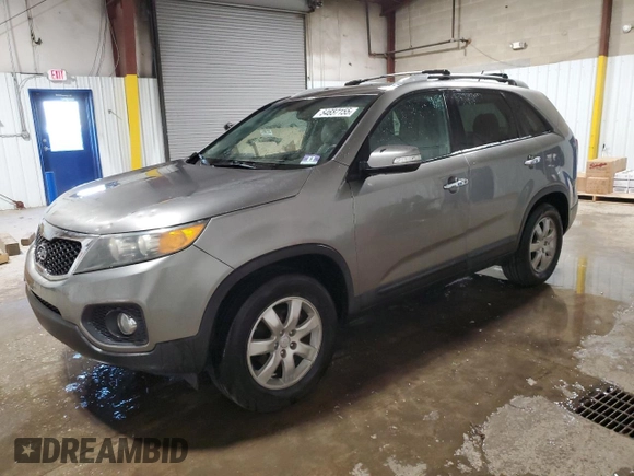2012 Kia Sorento LX with VIN 5XYKT3A69CG205741, listed as a Copart auction lot 54657155 with 178,794 mi miles and Salvage Title. Bid and sale history available at DreamBid. Image 1.