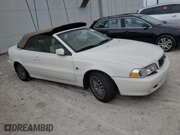 2004 Volvo C70 with VIN YV1NC62D34J045007, listed as a Copart auction lot 77602894 with 121,123 mi miles and Salvage Title. Bid and sale history available at carsss.com. Image 4.