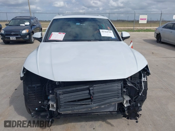 2025 Audi Q5 S line Premium Plus with VIN WA1EAAFY1S2016070, listed as a IAAI auction lot 41764724 with 2,491 mi miles and . Bid and sale history available at DreamBid. Image 13.
