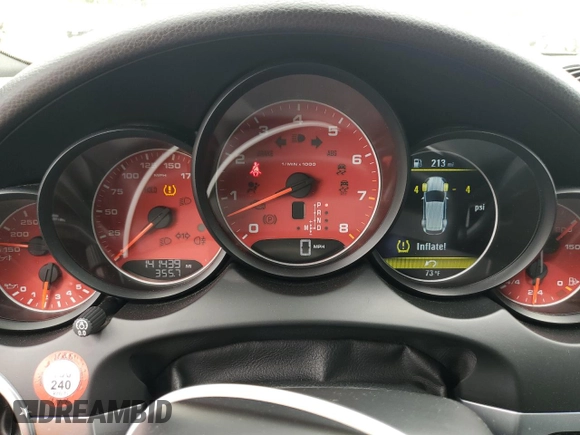 2013 Porsche Cayenne S with VIN WP1AB2A26DLA83415, listed as a Copart auction lot 58586125 with 141,439 mi miles and Salvage title. Bid and sale history available at DreamBid. Image 9.