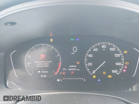 2024 Honda Civic Sport with VIN 2HGFE2F59RH519889, listed as a IAAI auction lot 41598192 with 7,451 mi miles and . Bid and sale history available at DreamBid. Image 7.