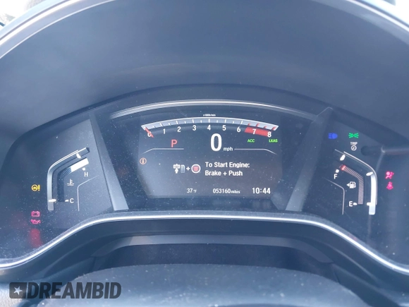 2019 Honda CR-V EX-L with VIN 7FARW1H84KE006415, listed as a IAAI auction lot 41135528 with 53,160 mi miles. Bid and sale history available at carsss.com. Image 7.