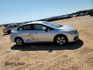 2013 Honda Civic LX with VIN 19XFB2F53DE086680, listed as a Copart auction lot 49295685 with 112,338 mi miles and Salvage Title. Bid and sale history available at DreamBid. Image 11.