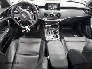 2020 Kia Stinger GT-Line with VIN KNAE15LAXL6072472, listed as a Copart auction lot 43606355 with 45,934 mi miles and Salvage Title. Bid and sale history available at DreamBid. Image 8.