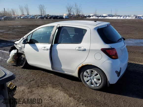 2015 Toyota Yaris L z VIN VNKKTUD36FA043747, wystawiony jako Copart lot #52505885 z przebiegiem 262 298 mil mil oraz Szkoda całkowita • Salvage title. Historia ofert i sprzedaży dostępna na DreamBid. Obrazek 2.