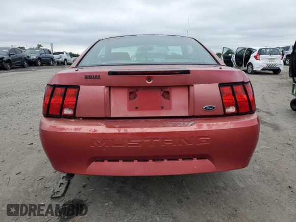 2002 Ford Mustang Standard z VIN 1FAFP40412F107189, wystawiony jako Copart lot #58425645 z przebiegiem 148 551 mil mil oraz Szkoda całkowita • Salvage title. Historia ofert i sprzedaży dostępna na DreamBid. Obrazek 6.