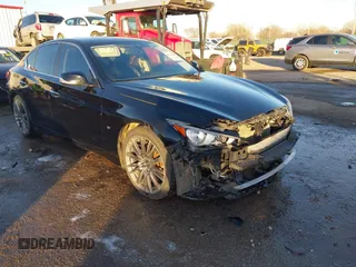 2015 Infiniti Q50 Sport with VIN JN1BV7AP7FM340930, listed as a IAAI auction lot 41134481 with 126,849 mi miles and . Bid and sale history available at DreamBid. Image 1.