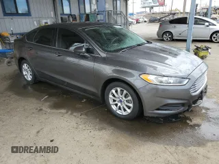 2015 Ford Fusion S with VIN 3FA6P0G7XFR183351, listed as a Copart auction lot 52953975 with 147,646 mi miles and Salvage Title. Bid and sale history available at DreamBid. Image 4.