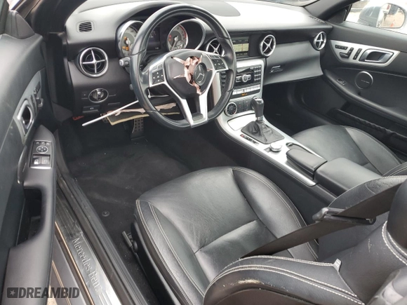 2014 Mercedes-Benz SLK-Class SLK 250 with VIN WDDPK4HA0EF091357, listed as a Copart auction lot 46293775 with NaN miles and Salvage Title. Bid and sale history available at carsss.com. Image 8.