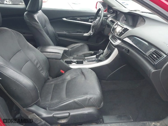 2014 Honda Accord Coupe EX-L with VIN 1HGCT2B84EA005580, listed as a IAAI auction lot 41166550 with 85,441 mi miles. Bid and sale history available at carsss.com. Image 5.