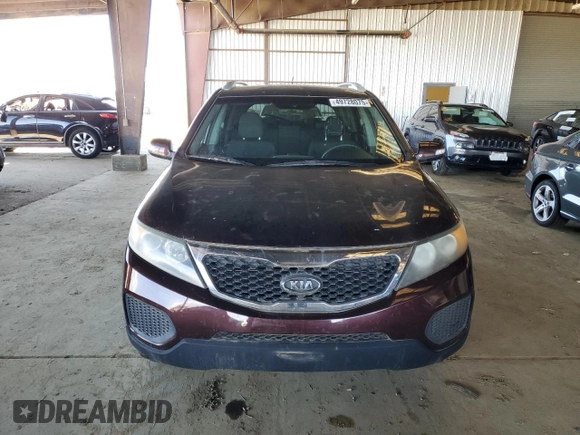 2012 Kia Sorento LX with VIN 5XYKTDA28CG243352, listed as a Copart auction lot 49728075 with 214,974 mi miles and Clean Title. Bid and sale history available at carsss.com. Image 5.