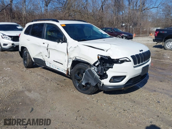 2019 Jeep Cherokee Latitude Plus with VIN 1C4PJMLX0KD430182, listed as a IAAI auction lot 41663933 with 61,511 mi miles and . Bid and sale history available at DreamBid. Image 1.