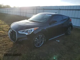 2016 Hyundai Veloster Turbo with VIN KMHTC6AE1GU257488, listed as a Copart auction lot 39705634 with 52,334 mi miles. Bid and sale history available at carsss.com. Image 1.