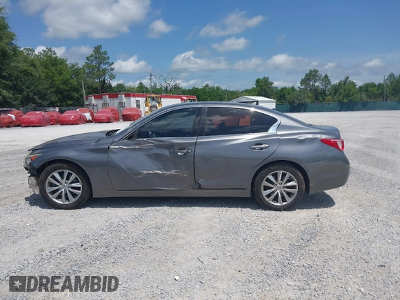 2015 Infiniti Q50 with VIN JN1BV7AP4FM338889, listed as a IAAI auction lot 42285135 with 150,867 mi miles and . Bid and sale history available at DreamBid. Image 15.