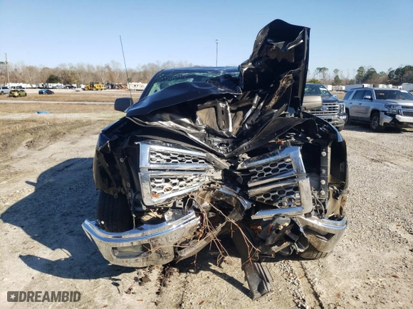 2014 Chevrolet Silverado 1500 LT with VIN 1GCUKRECXEF196715, listed as a Copart auction lot 41894235 with 0 mi miles and Salvage Title. Bid and sale history available at carsss.com. Image 5.
