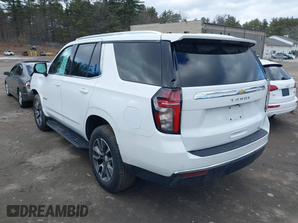 2022 Chevrolet Tahoe LT with VIN 1GNSKNKD1NR304805, listed as a IAAI auction lot 41727737 with 43,805 mi miles and . Bid and sale history available at DreamBid. Image 3.