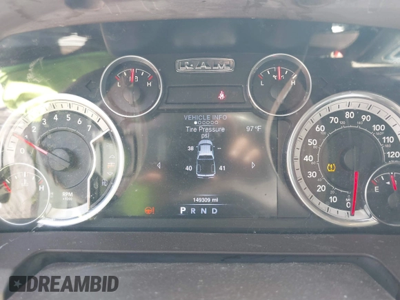 2016 Ram 1500 Lone Star with VIN 1C6RR6LT4GS201167, listed as a IAAI auction lot 41794719 with 149,309 mi miles. Bid and sale history available at carsss.com. Image 7.