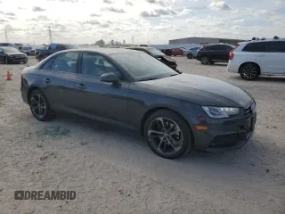 2019 Audi A4 Premium with VIN WAUGMAF46KN018153, listed as a Copart auction lot 49652305 with 80,307 mi miles and Salvage title. Bid and sale history available at DreamBid. Image 4.
