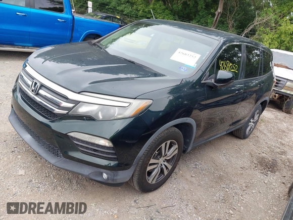 2016 Honda Pilot EX-L with VIN 5FNYF6H59GB100369, listed as a IAAI auction lot 42684252 with 146,609 mi miles and . Bid and sale history available at DreamBid. Image 17.
