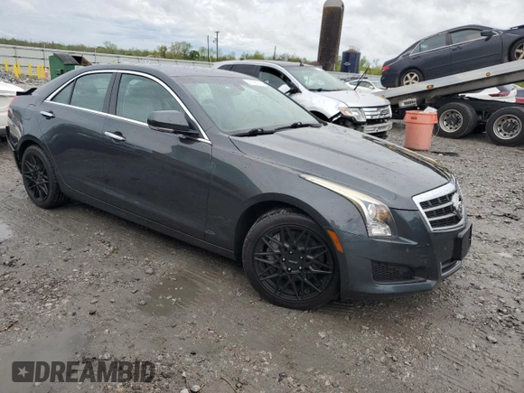 2014 Cadillac ATS Luxury RWD with VIN 1G6AB5RX0E0182885, listed as a Copart auction lot 51105735 with 117,512 mi miles and Salvage Title. Bid and sale history available at carsss.com. Image 4.
