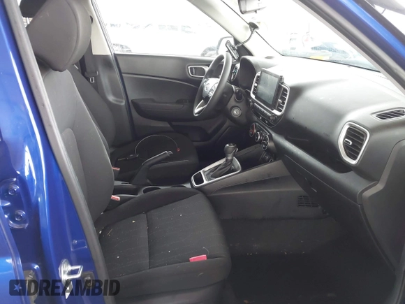 2022 Hyundai Venue SE with VIN KMHRB8A30NU134088, listed as a IAAI auction lot 41400433 with 47,081 mi miles and . Bid and sale history available at DreamBid. Image 5.
