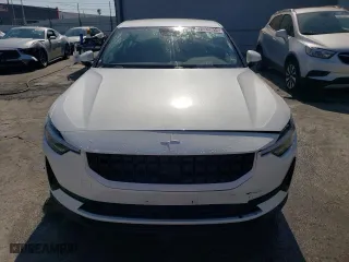 2023 Polestar 2 with VIN YSMEG3KA6PL123422, listed as a Copart auction lot 74035614 with 113,109 mi miles and Clean Title. Bid and sale history available at carsss.com. Image 5.