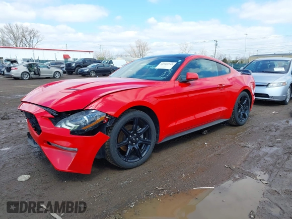 2020 Ford Mustang EcoBoost with VIN 1FA6P8TH3L5100676, listed as a IAAI auction lot 41909715 with 109,551 mi miles and . Bid and sale history available at carsss.com. Image 18.
