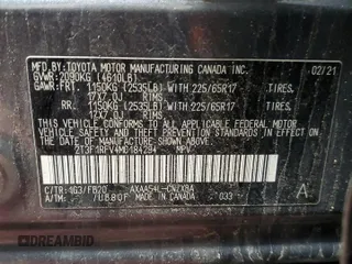 2021 Toyota RAV4 LE with VIN 2T3F1RFV4MC184294, listed as a Copart auction lot 52898685 with 49,955 mi miles and Salvage Title. Bid and sale history available at carsss.com. Image 13.
