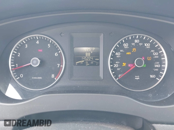 2012 Volkswagen Jetta SE with VIN 3VWDP7AJ6CM368338, listed as a IAAI auction lot 42838550 with 145,224 mi miles and . Bid and sale history available at DreamBid. Image 7.