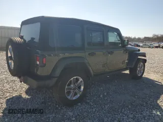 2022 Jeep Wrangler Unlimited Sahara with VIN 1C4HJXEN2NW151228, listed as a Copart auction lot 48484905 with 43,351 mi miles and Clean Title. Bid and sale history available at DreamBid. Image 3.