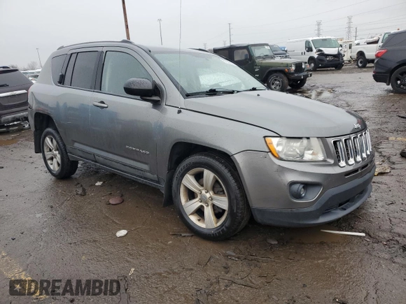 2011 Jeep Compass Latitude with VIN 1J4NT1FB5BD224608, listed as a Copart auction lot 87030574 with 159,530 mi miles and Clean Title. Bid and sale history available at carsss.com. Image 4.