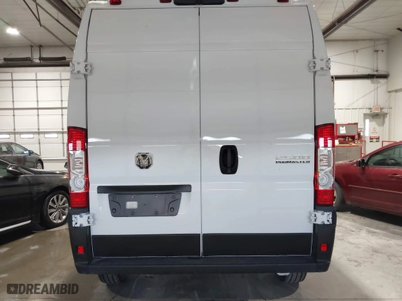 2025 Ram ProMaster Cargo Van Tradesman with VIN 3C6LRVCG1SE511954, listed as a IAAI auction lot 42079049 with 13,379 mi miles. Bid and sale history available at carsss.com. Image 16.