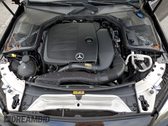 2021 Mercedes-Benz C 300 with VIN W1KWF8DB4MR610817, listed as a Copart auction lot 57913455 with 40,810 mi miles and Salvage title. Bid and sale history available at DreamBid. Image 11.
