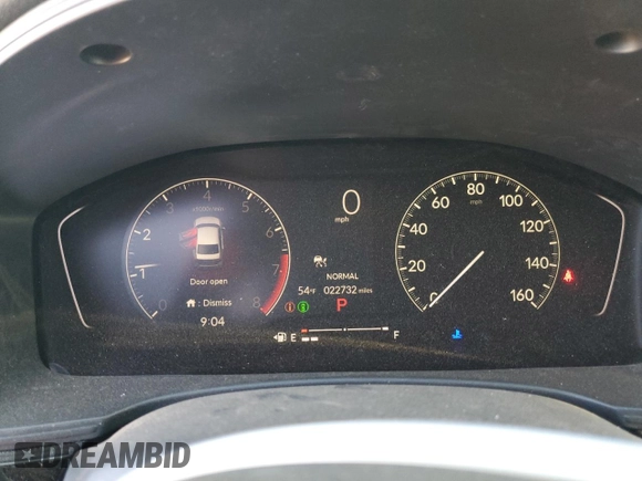 2025 Honda Civic Sport with VIN 2HGFE2F50SH537154, listed as a Copart auction lot 48980195 with 22,732 mi miles and Clean title. Bid and sale history available at DreamBid. Image 9.