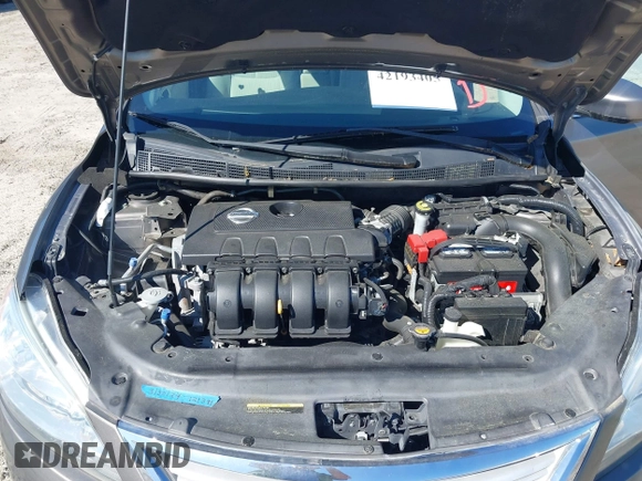 2015 Nissan Sentra S with VIN 3N1AB7AP9FY253905, listed as a IAAI auction lot 42193405 with 132,360 mi miles. Bid and sale history available at carsss.com. Image 10.