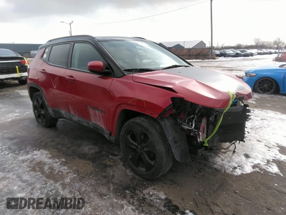 2019 Jeep Compass Latitude with VIN 3C4NJDBB3KT623143, listed as a IAAI auction lot 41367393 with 63,314 mi miles. Bid and sale history available at carsss.com. Image 1.