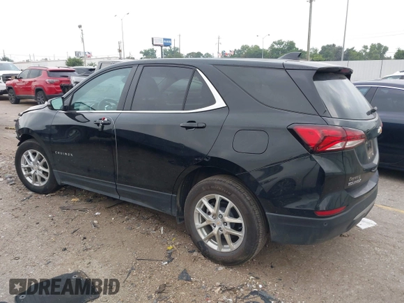 2024 Chevrolet Equinox LT with VIN 3GNAXKEG2RL201813, listed as a IAAI auction lot 42262402 with 21,804 mi miles and . Bid and sale history available at DreamBid. Image 3.