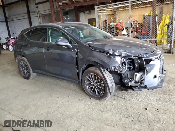 2023 Lexus NX 350 Premium with VIN 2T2GGCEZ7PC019174, listed as a Copart auction lot 46890675 with 11,212 mi miles and Salvage Title. Bid and sale history available at DreamBid. Image 4.