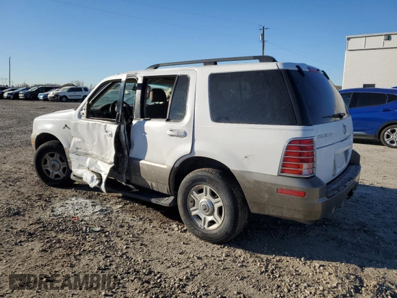 2002 Mercury Mountaineer z VIN 4M2ZU86E02UJ26443, wystawiony jako Copart lot #42239825 z przebiegiem Nie podano mil oraz Szkoda całkowita • Salvage title. Historia ofert i sprzedaży dostępna na DreamBid. Obrazek 2.