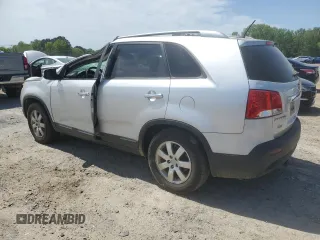 2013 Kia Sorento LX with VIN 5XYKT4A22DG327426, listed as a Copart auction lot 52212045 with 153,820 mi miles and Salvage Title. Bid and sale history available at carsss.com. Image 2.