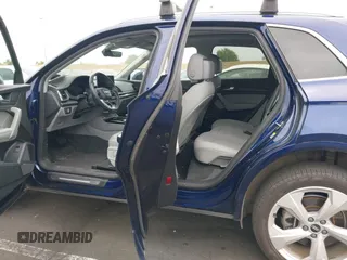2021 Audi Q5 Premium Plus with VIN WA1BAAFY8M2022843, listed as a IAAI auction lot 42056110 with 32,036 mi miles and . Bid and sale history available at DreamBid. Image 8.