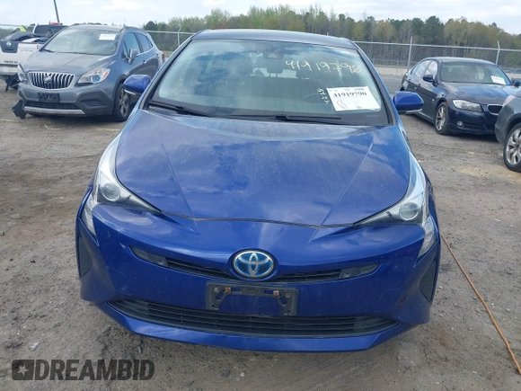 2018 Toyota Prius Two with VIN JTDKARFU4J3056091, listed as a IAAI auction lot 41919790 with 85,025 mi miles. Bid and sale history available at carsss.com. Image 12.