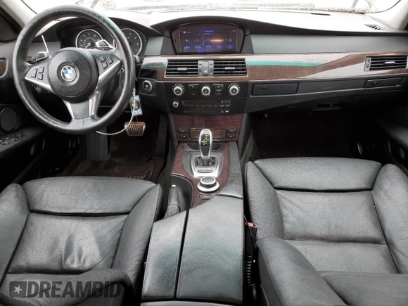 2008 BMW 5 Series 550i with VIN WBANW53568CT53794, listed as a Copart auction lot 48486205 with 161,371 mi miles and Salvage Title. Bid and sale history available at carsss.com. Image 8.