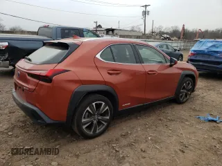 2019 Lexus UX with VIN JTHU9JBH8K2006926, listed as a Copart auction lot 42414433 with 0 mi miles. Bid and sale history available at carsss.com. Image 3.