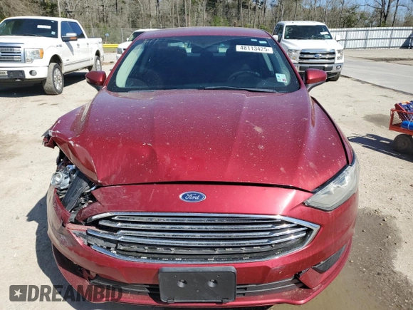 2018 Ford Fusion SE with VIN 3FA6P0HD1JR180500, listed as a Copart auction lot 48113425 with 154,947 mi miles and Salvage Title. Bid and sale history available at carsss.com. Image 5.