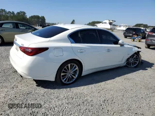 2019 Infiniti Q50 3.0t LUXE with VIN JN1EV7AP2KM518167, listed as a Copart auction lot 48712525 with 110,481 mi miles and Salvage Title. Bid and sale history available at carsss.com. Image 3.