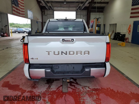 2023 Toyota Tundra Capstone Hybrid with VIN 5TFVC5DB9PX030251, listed as a Copart auction lot 55017275 with 24,192 mi miles and Salvage title. Bid and sale history available at DreamBid. Image 6.