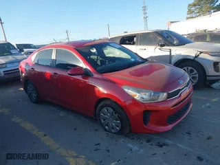 2020 Kia Rio LX with VIN 3KPA24AD2LE284668, listed as a IAAI auction lot 40998772 with 81,491 mi miles. Bid and sale history available at carsss.com. Image 1.